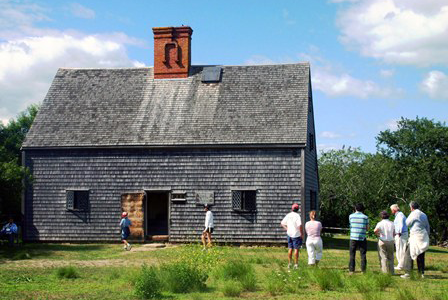 Oldest House with Tour Group